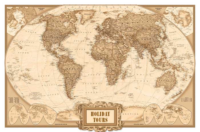 Holiday Tours Map