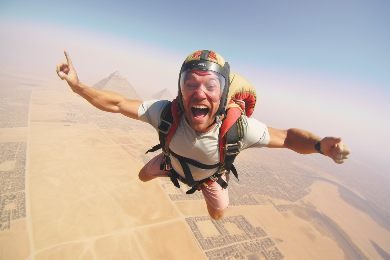 Skydiving in Egypt - Arranged by Holiday Tours - Travel Agency