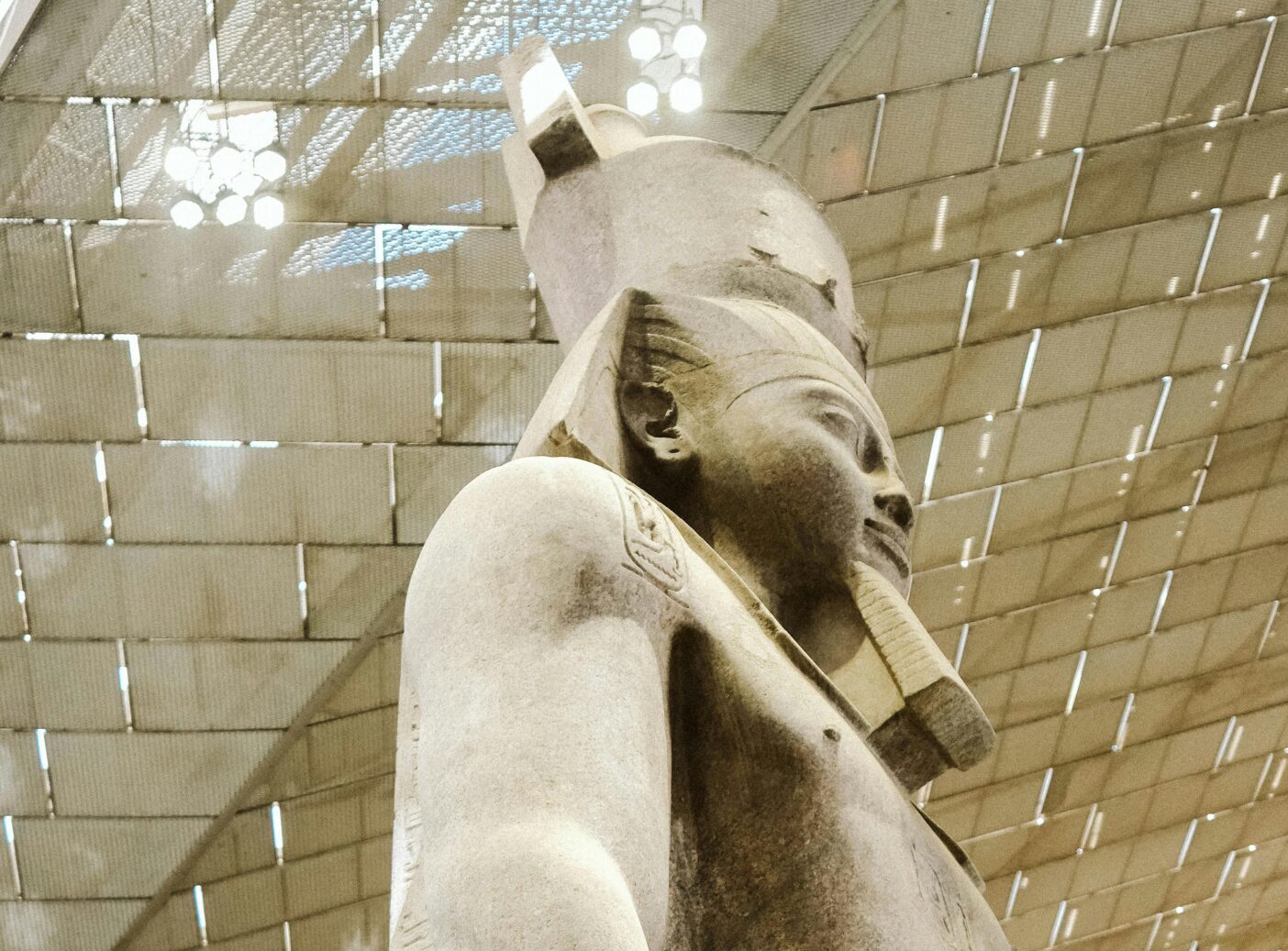 Ramses II Statue inside the Grand Egyptian Museum