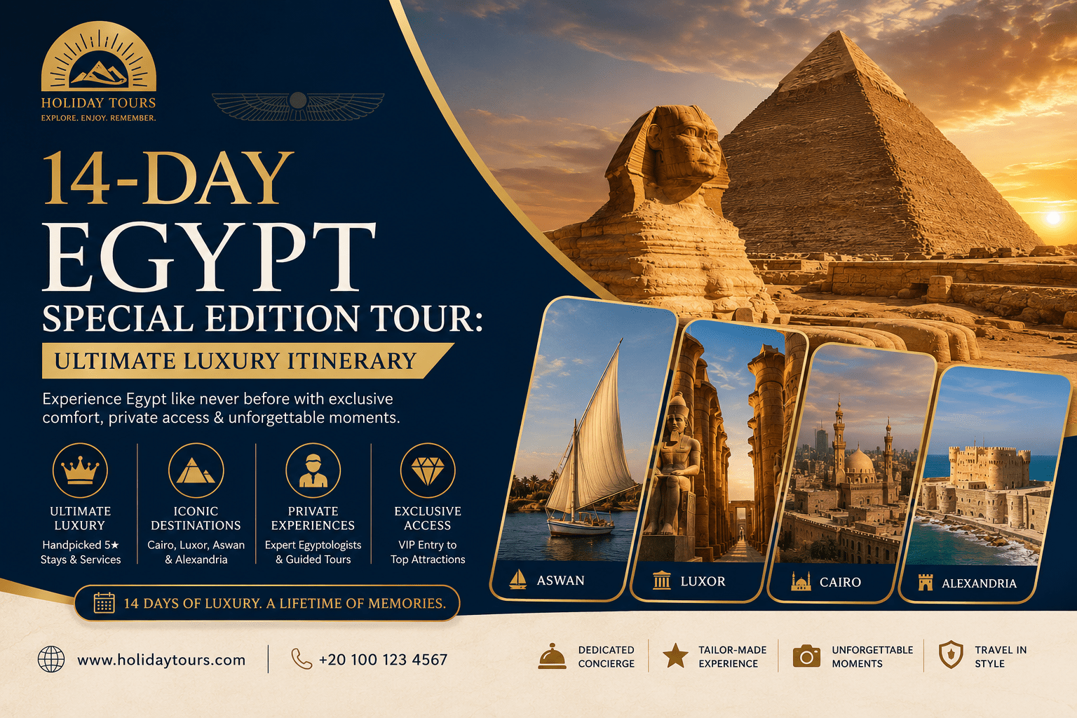 14 day Tour Package Egypt Special Edition