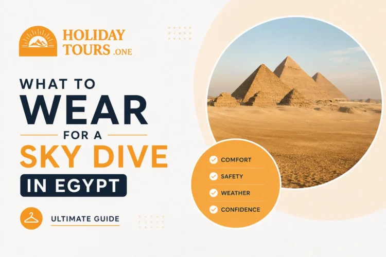 sky dive in Egypt