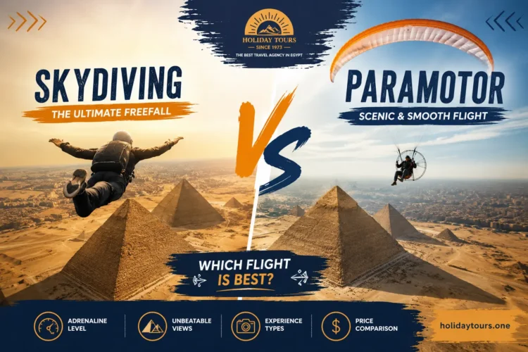 Skydiving vs Paramotor